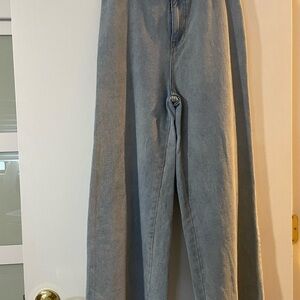 BDG Denim Wide, Crop Leg Jeans in Light Blue